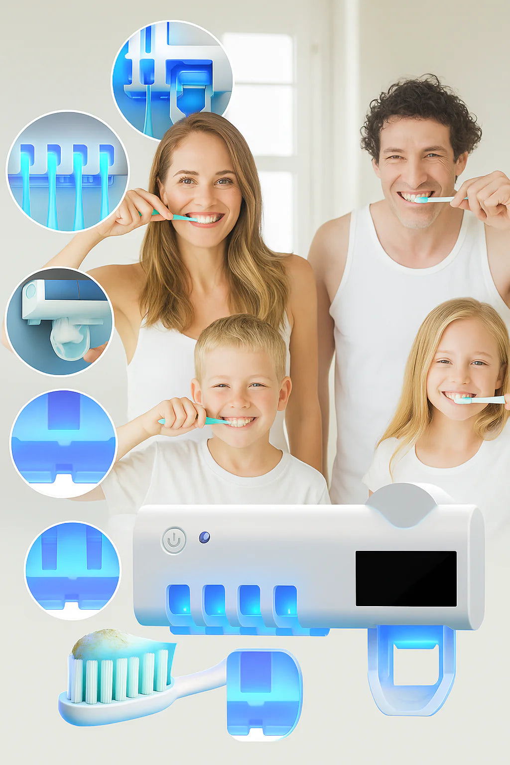 Después: baño organizado